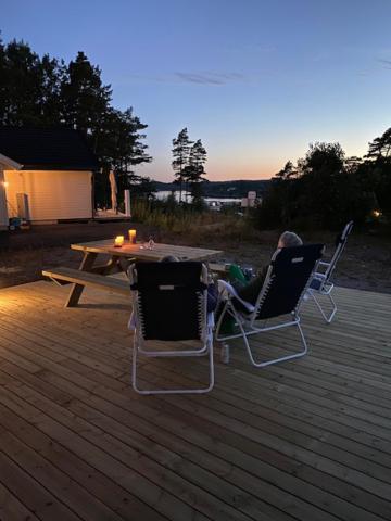 Hytte Med Sjoutsikt Og 20 Min Fra Dyreparken Grimstad  Exteriör bild